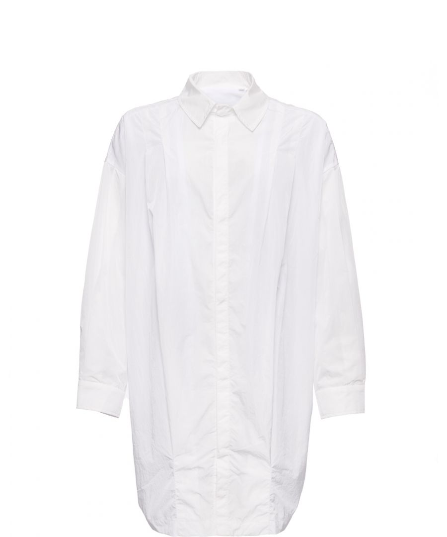 Superdry Womens Sdx Limited Edition Sdx Origami Shirt Dress - White - Size Medium
