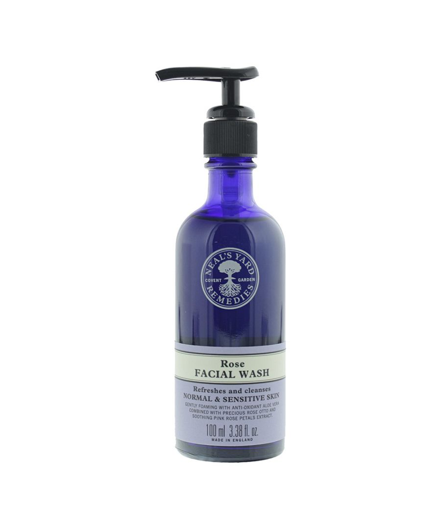 Neal's Yard Rose Facial Wash is a gentle yet effective facial wash designed to cleans and refresh the skin.  It helps remove impurities and make up while also hydrating and nourishing the skin. The facial wash is suitable for all skin types especially sensitive skin types. With regular use this facial wash will improve the appearance of your skin leaving it looking radiant and healthy.