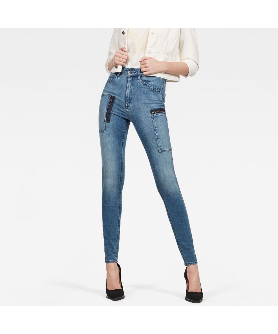 RAW Midge Sculpted Low Waist Skinny Jeans