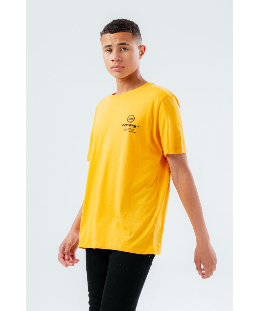 Image for Hype Yellow Racer Oversized Kids T-Shirt