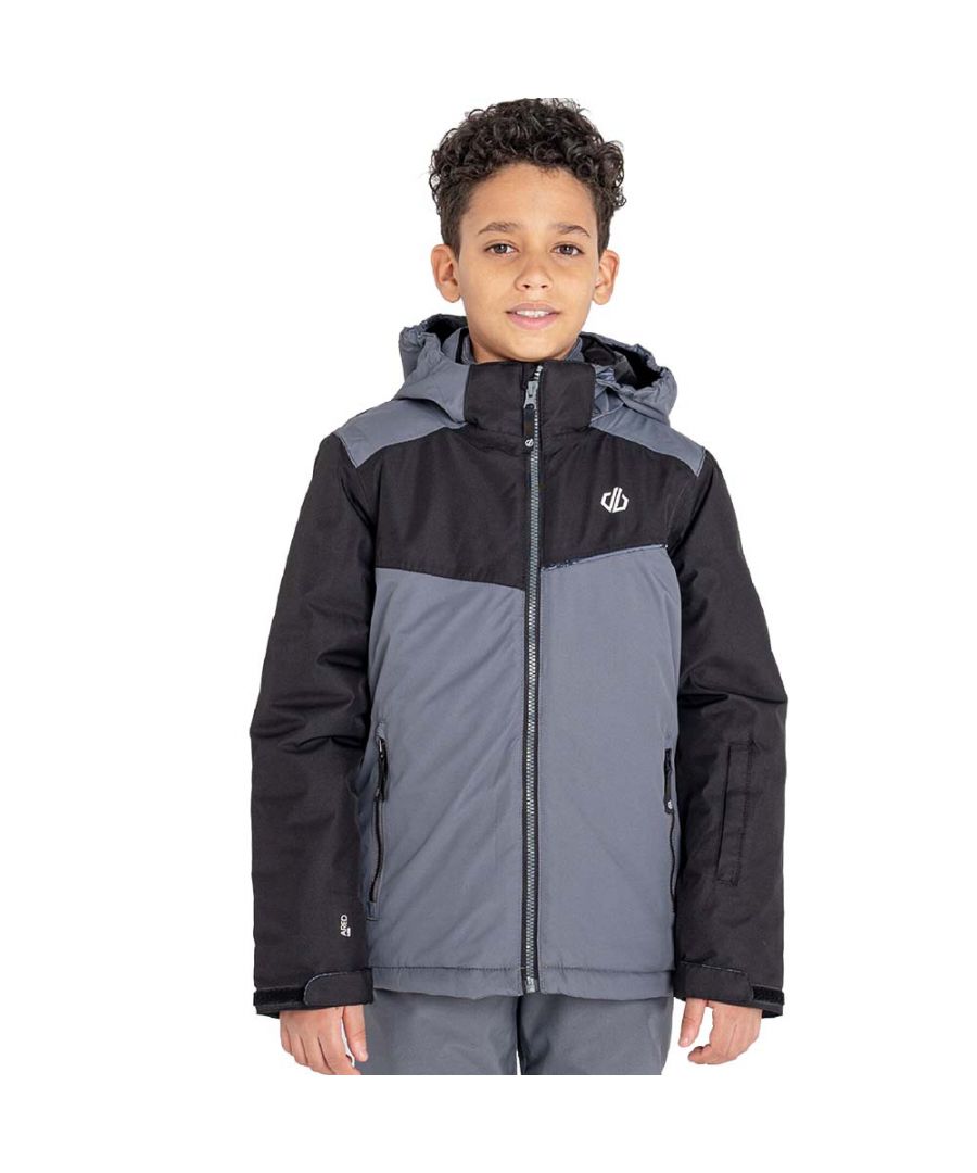 Dare 2B Boys Impose II Waterproof Breathable Hooded Coat - Black - Size 5Y