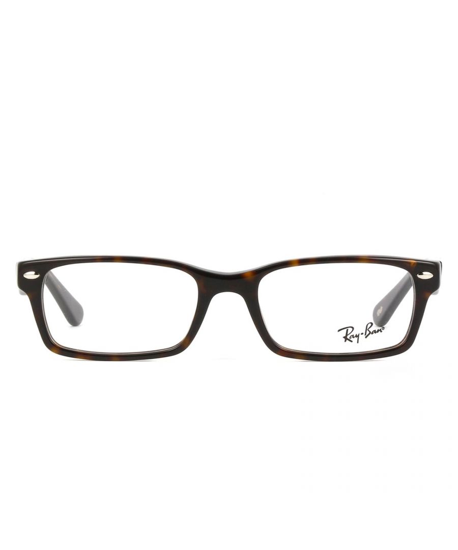 Ray-Ban Glasses Frames 5206 2012 Dark Havana are a classic simple shape with typical Ray-Ban styling and feature various different insides to the frame depending on the colour choice that give them a unique and stylish twist.