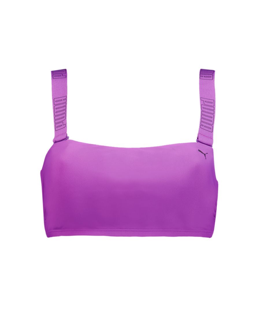 Puma Womens Bandeau Top - Purple - Size Small