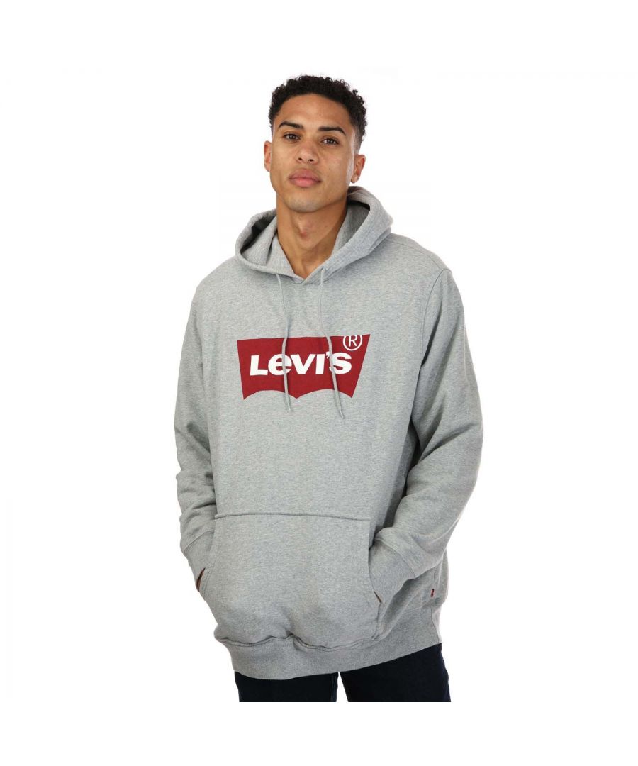 Levi's B&T Original Housemark hoodie voor heren, gemêleerd grijs