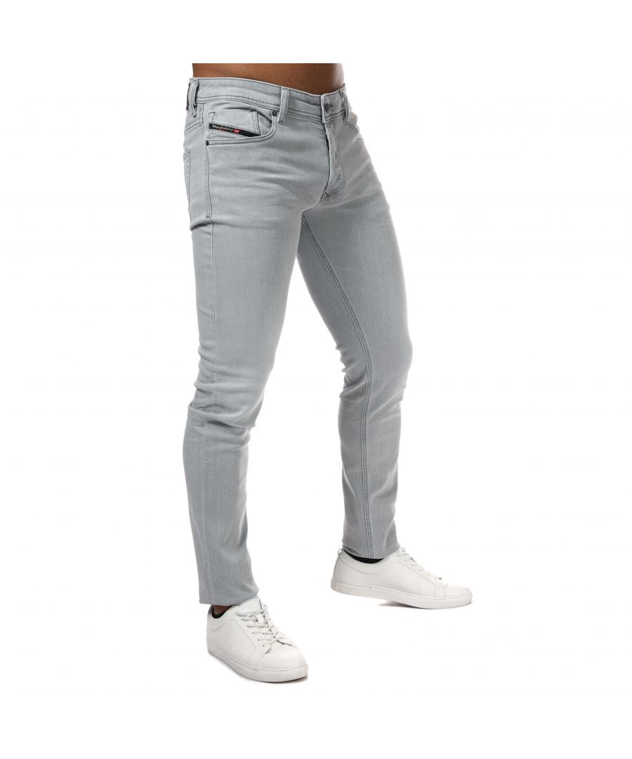 Image for Men's Diesel Sleenker-X Skinny Jeans in Light Grey