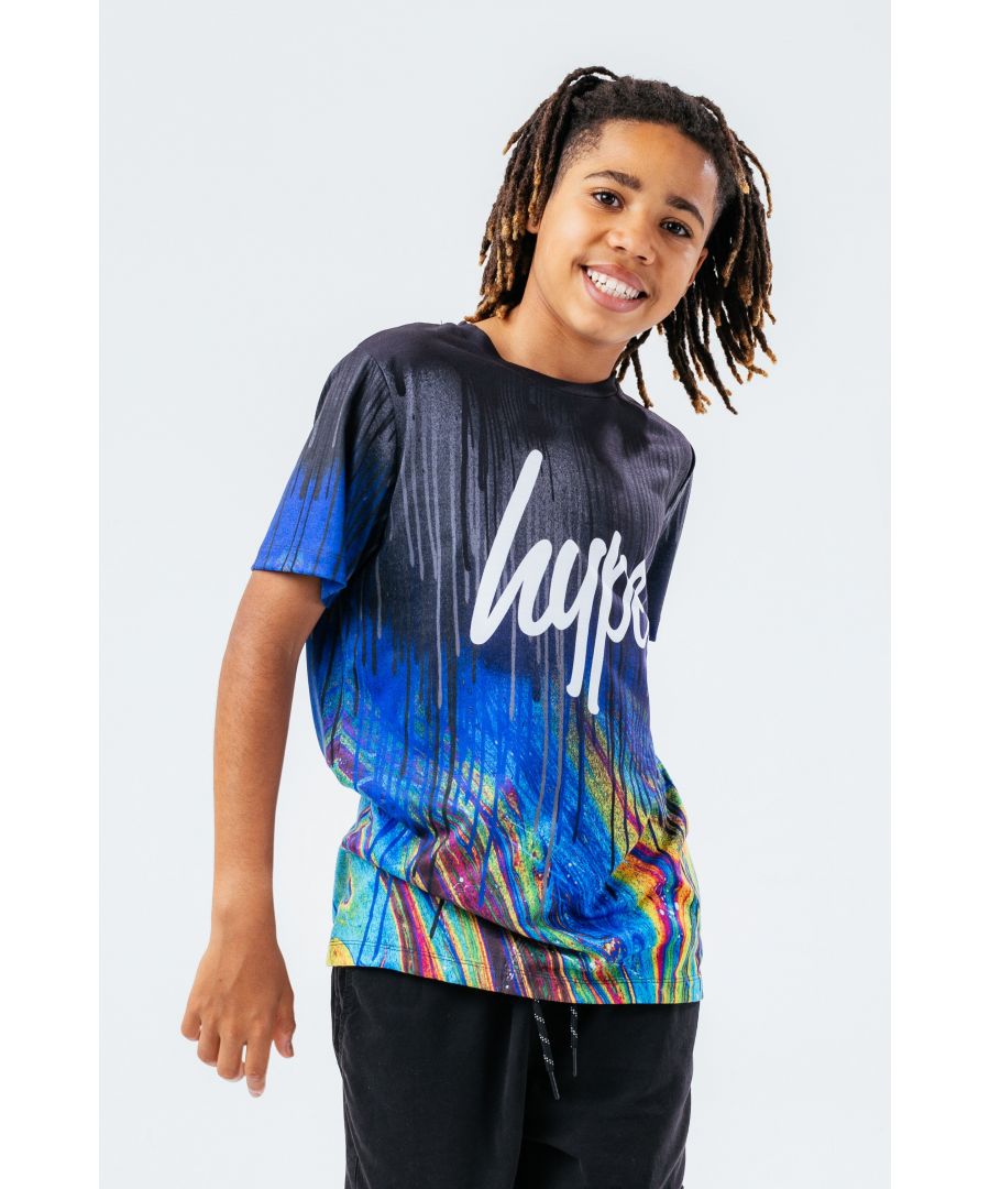 Image for Hype Marble Drips Kids T-Shirt