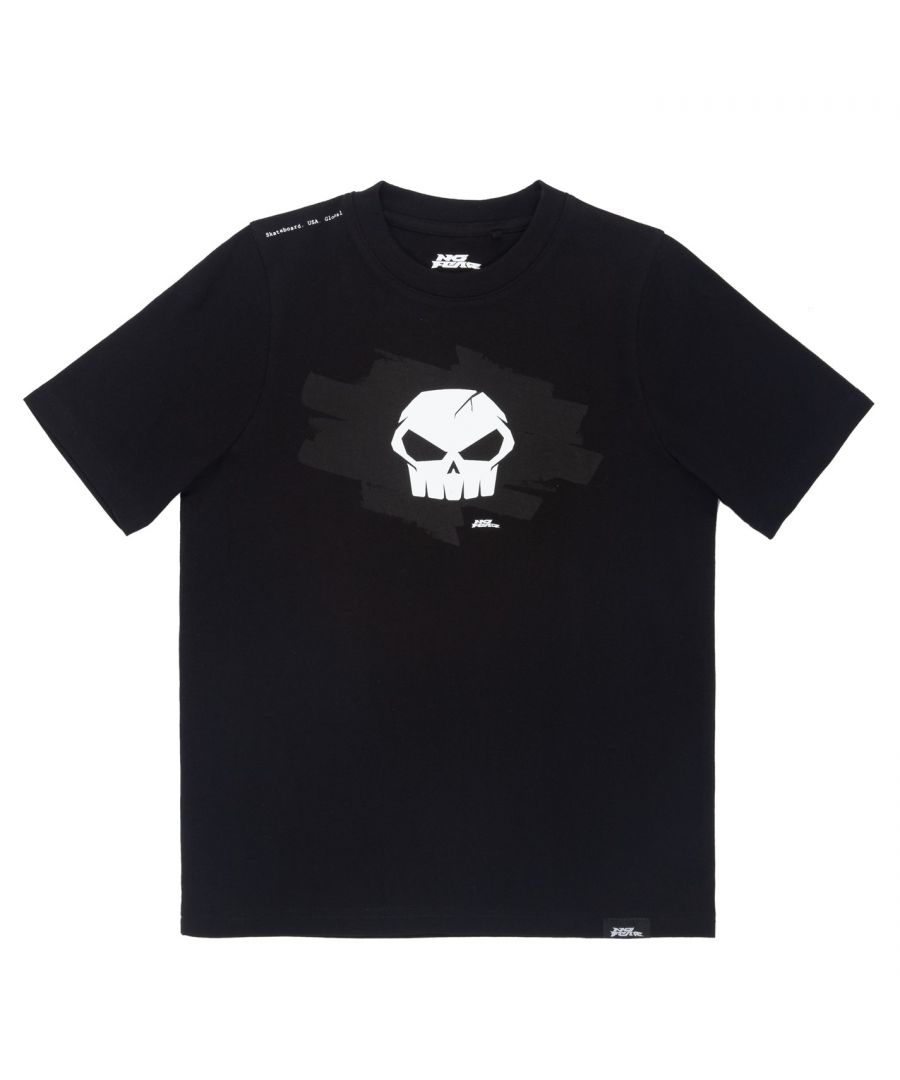 No Fear New Graphic T Shirt Junior Boys - The Kids No Fear New Graphic T Shirt is a great addition to their casual wardrobe, featuring a regular cut with a crew collar and short sleeves for a classic fit, a large graphic print to the chest and the No Fear branding completes the look.