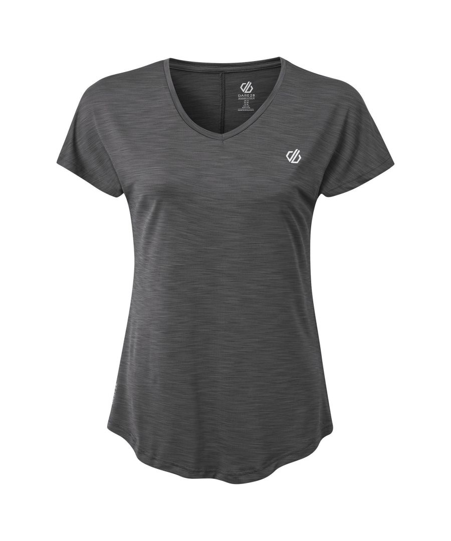 Image for Dare 2B Womens/Ladies Active T-Shirt (Ebony Grey)