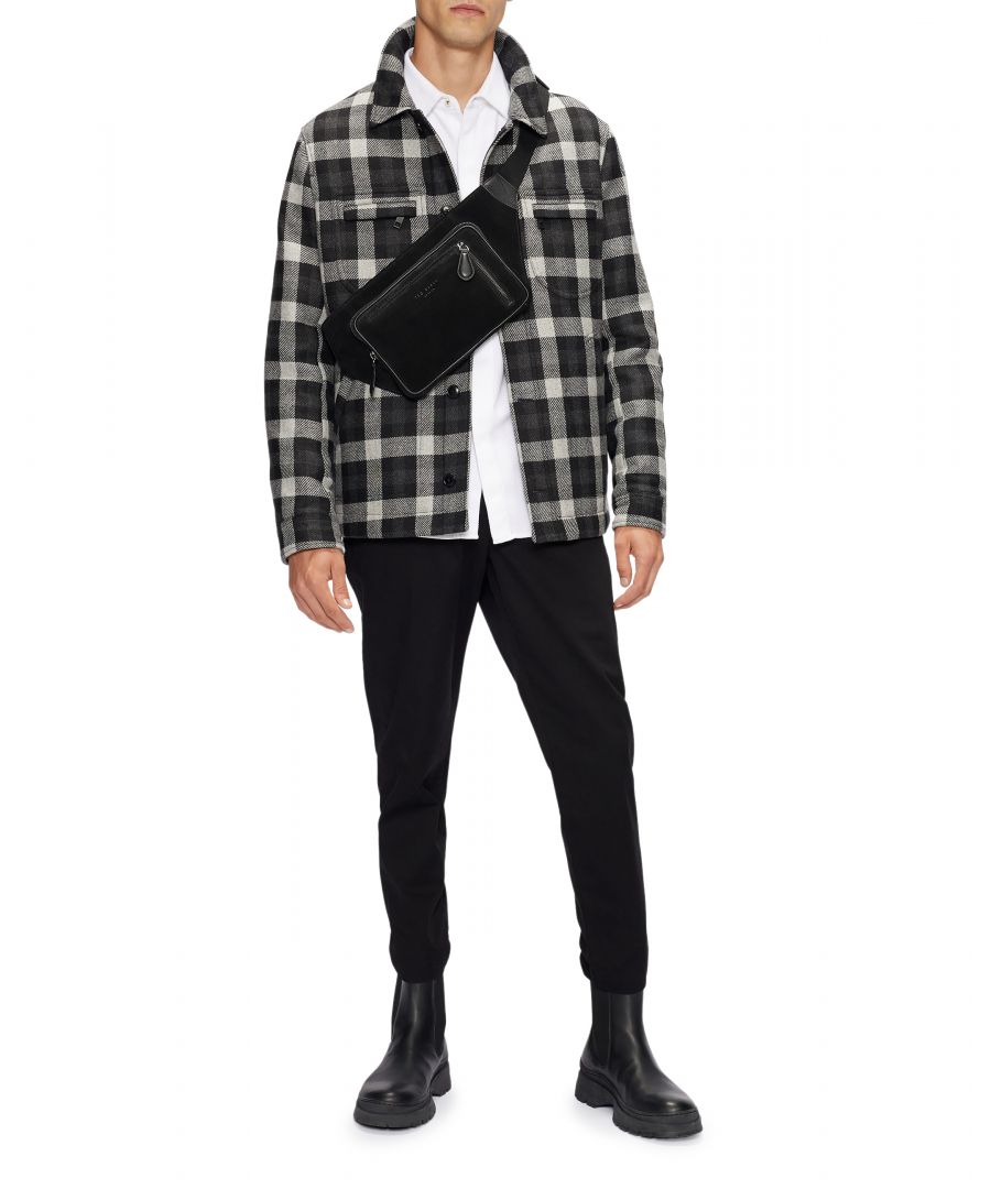 Long-Sleeved Textured Shirt