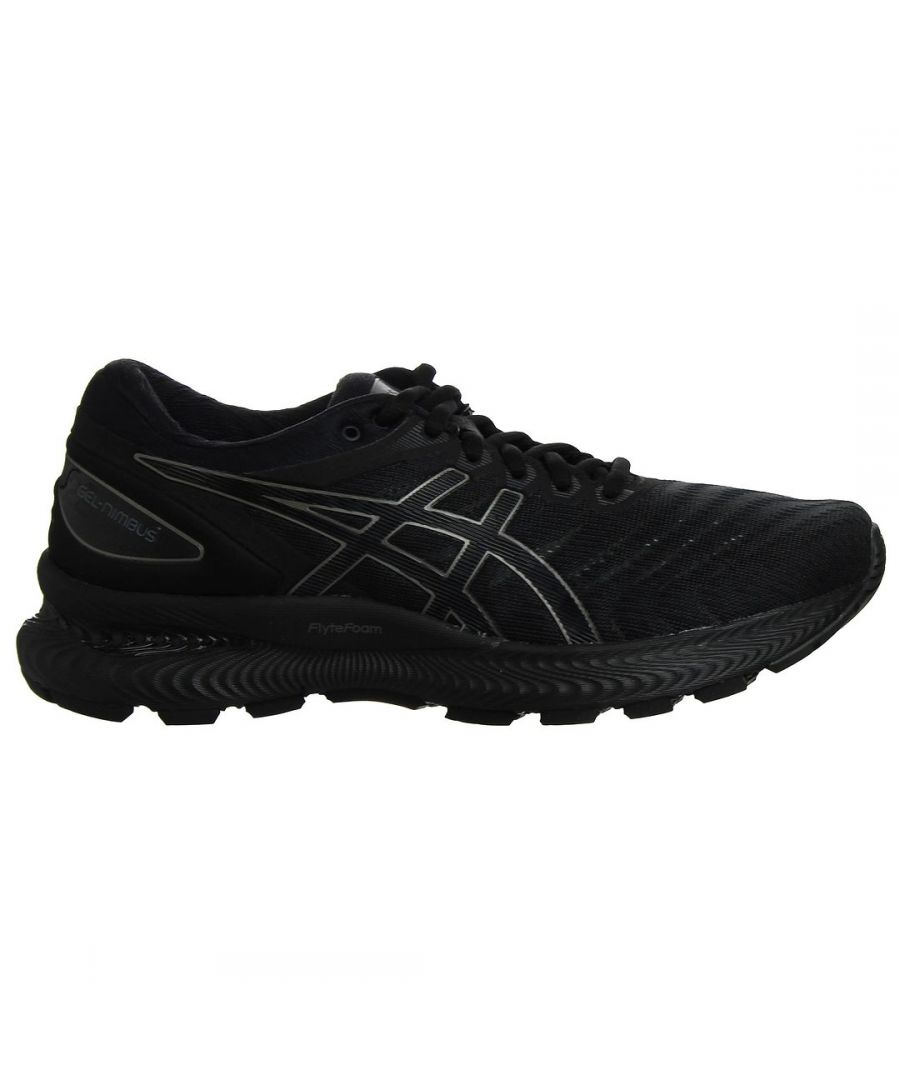 Asics Gel-Nimbus 22 Womens Black Running Trainers - Size Uk 8.5