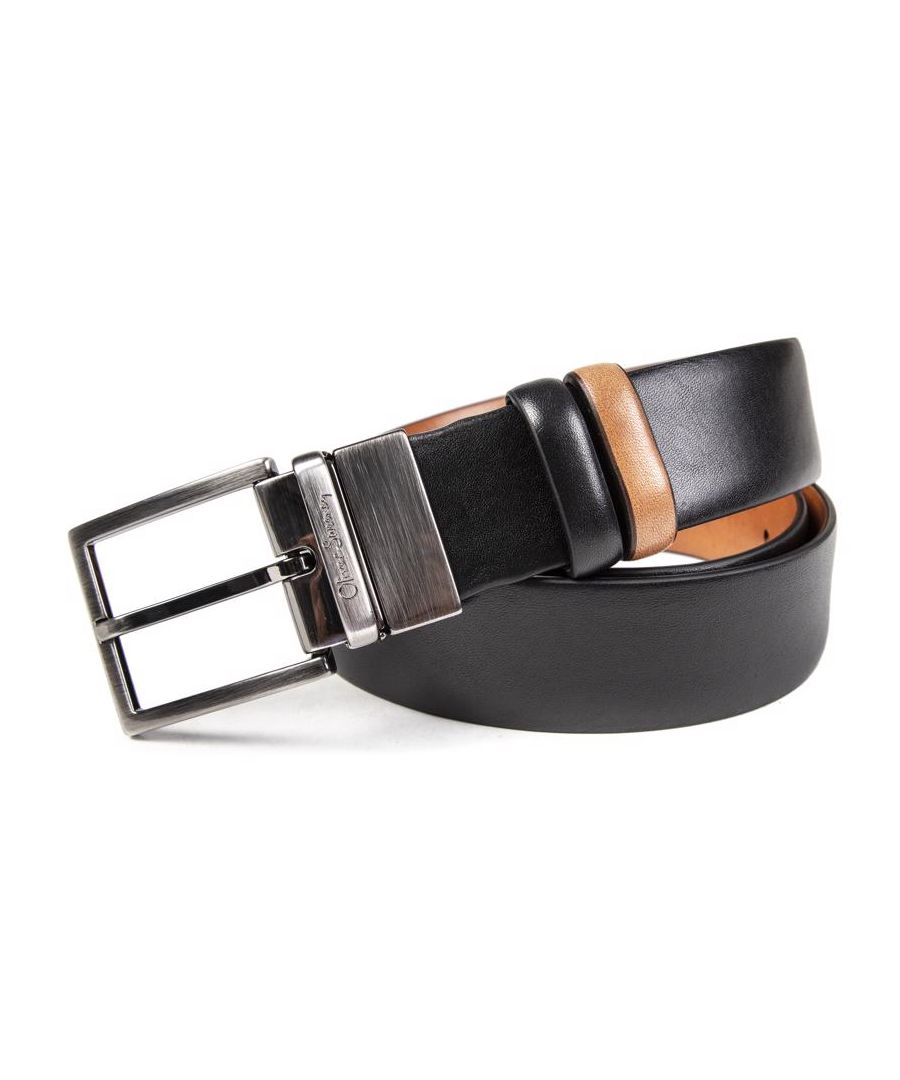 A Classy Designer Belt That Personifies The Best In Contemporary, Dapper Oliver Sweeney Styling. The Caravonica Reversible Belt Is Crafted From Premium Leather And Adorned With A Branded Silver And Gun Metal Buckle To Bring Your Outfit To The Point.