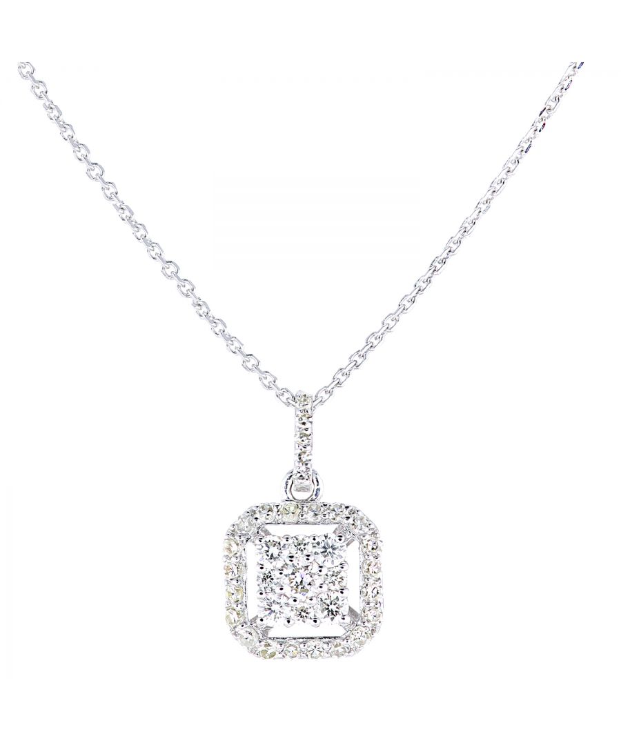 Image for 9ct White Gold Pendants With 0.25ct Diamond