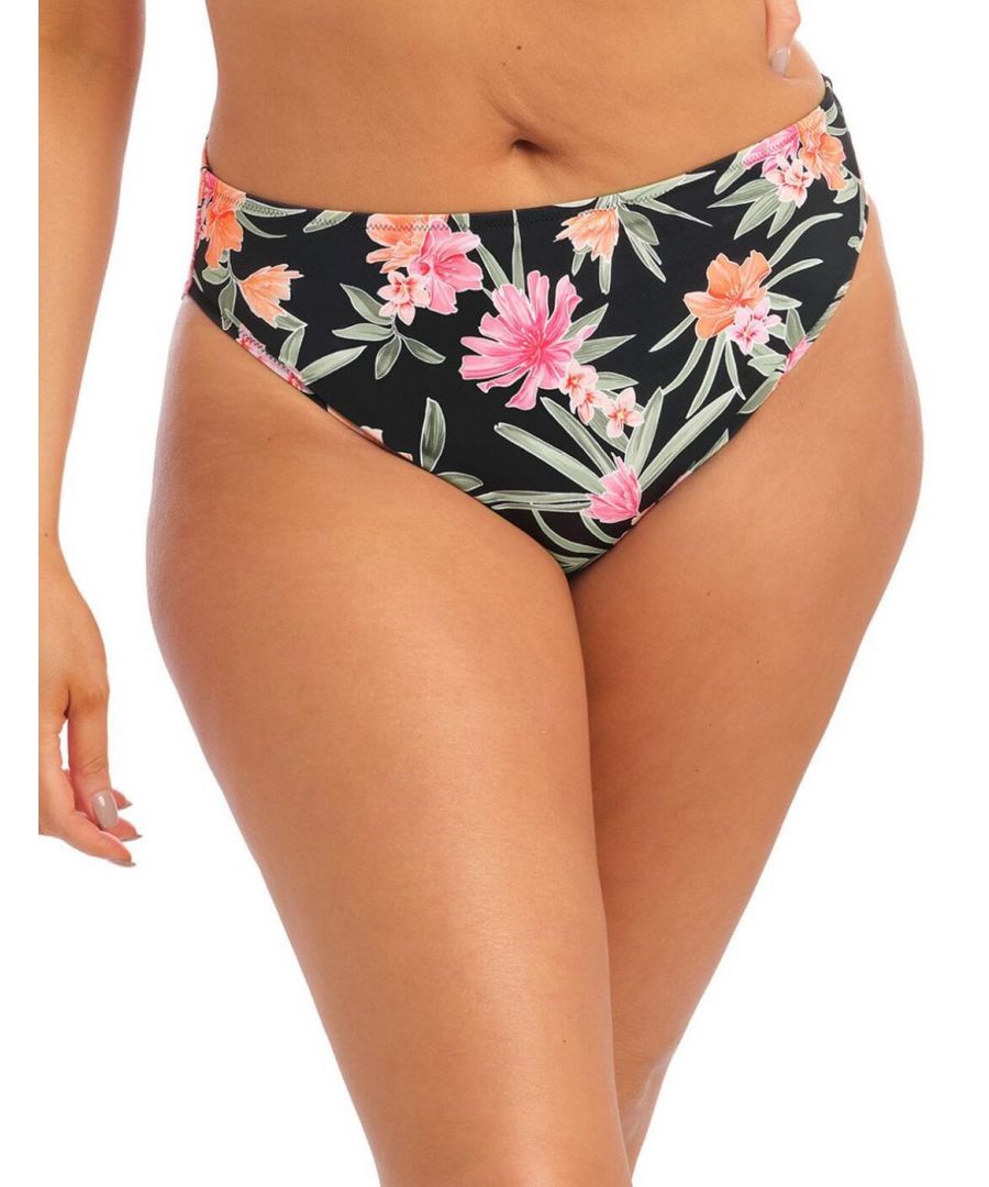 Elomi Womens 800172 Dark Tropics Bikini Briefs - Multicolour Elastane - Size 5XL