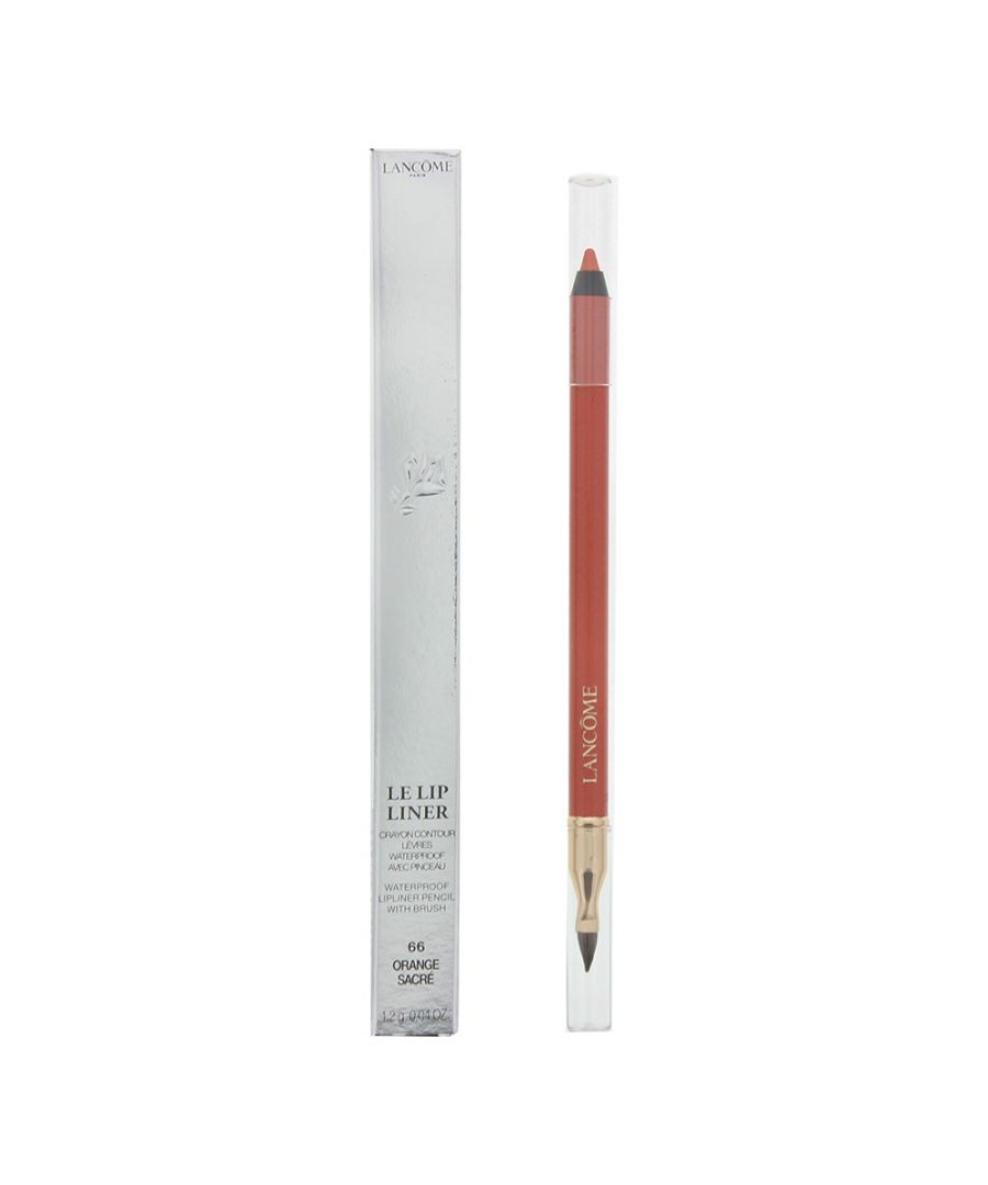 This creamy-soft, waterproof lip pencil with a built-in brush defines and contours lips with rich, sumptuous, full-body colour.