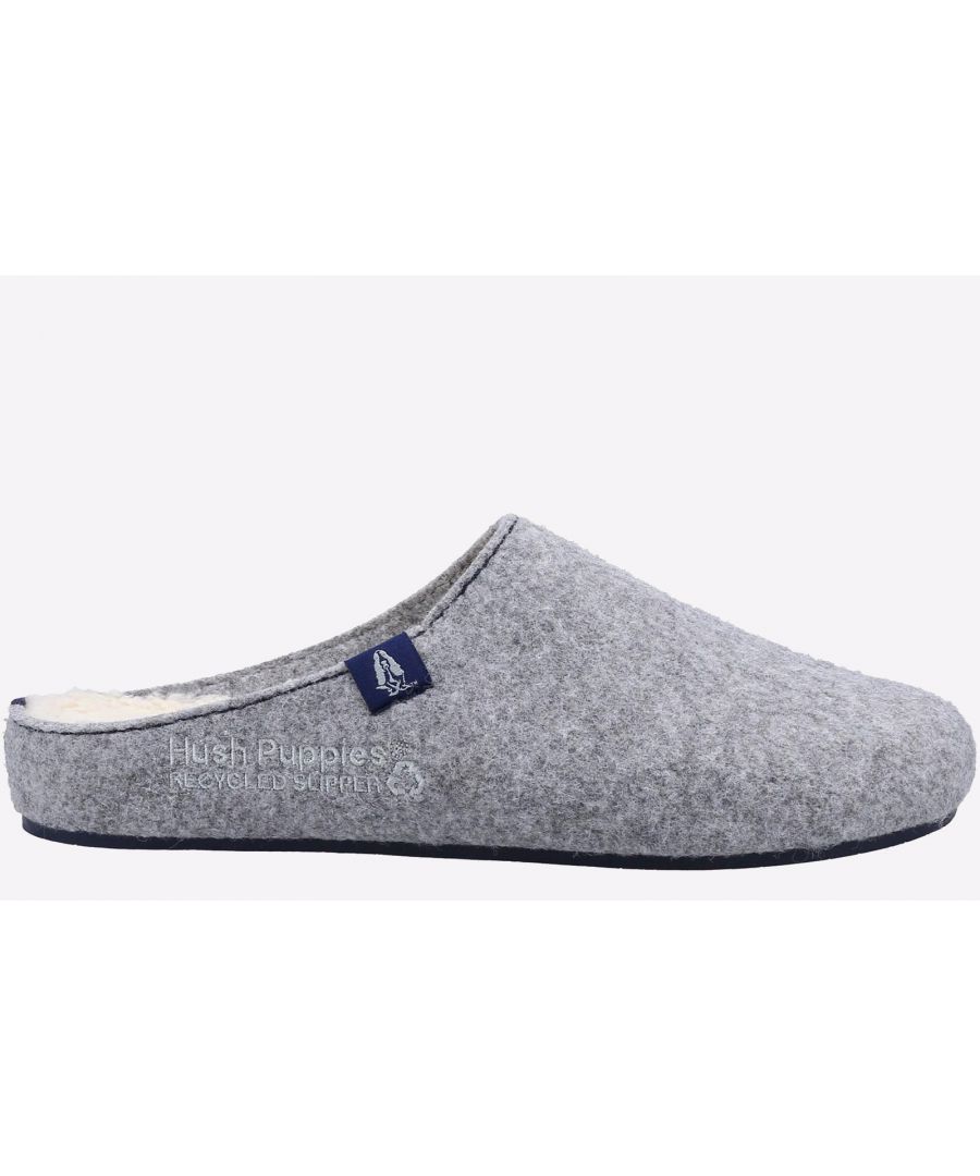 Proudly crafted from 90% Recycled polyester upper and lining. The Good Slipper is a must have this season with its super soft organic cotton sock and 100% recycled foam bed. Made with a durable natural rubber sole for added grip and extra comfort\n-90% Recycled RPET Polyester Upper and Lining.\n-Super Soft Organic Cotton Sock with 100% Recycled Foam Footbed\n-Durable Natural Rubber Sole for Added Grip.\n-Durable Natural Rubber Sole for added Grip