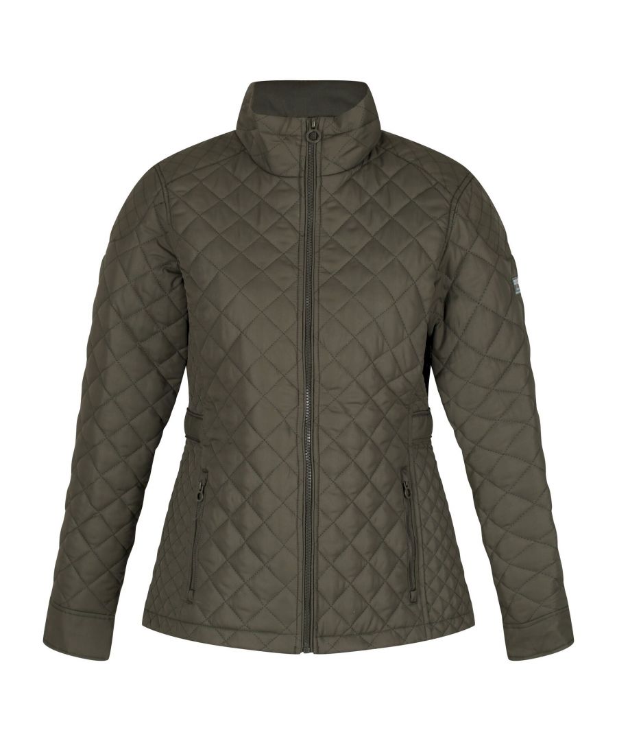 Image for Regatta Womens/Ladies Charleigh Quilted Insulated Jacket (Grape Leaf)