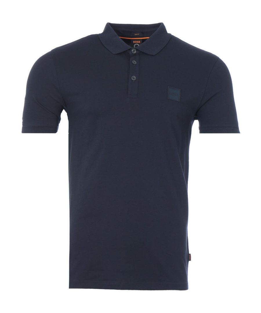 A classic BOSS polo shirt in a defined slim fit, crafted from sustainably sourced made in Africa cotton pique with added stretch ensuring day long comfort and a super soft feel. Featuring a ribbed polo collar, a two-button placket and short sleeves with ribbed cuffs. Finished with the signature BOSS logo patch at the chest.Cotton made in Africa - an initiative of the Aid by Trade Foundation, one of the world\'s leading standards for sustainably produced cotton.Slim Fit, Sustainably Sourced Stretch Cotton Pique, Ribbed Polo Collar, Two Button Placket, Short Sleeves with Ribbed Ruffs, BOSS Branding. Style & Fit:Slim Fit, Fits True to Size. Composition & Care:97% Cotton, 3% Elastane, Machine Wash.