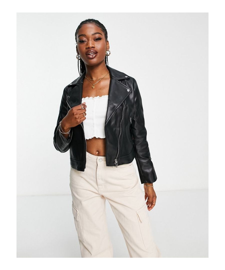 Jacket by ASOS DESIGN That new-jacket feeling Studded notch lapels Zip fastening Side pockets Regular fit  Sold By: Asos
