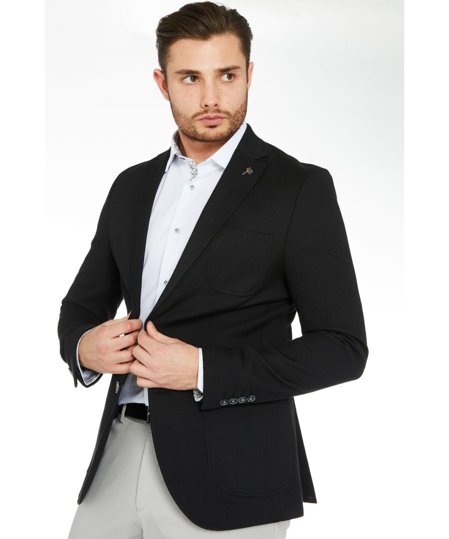 Image for Blazer with Patch Pocket in Black