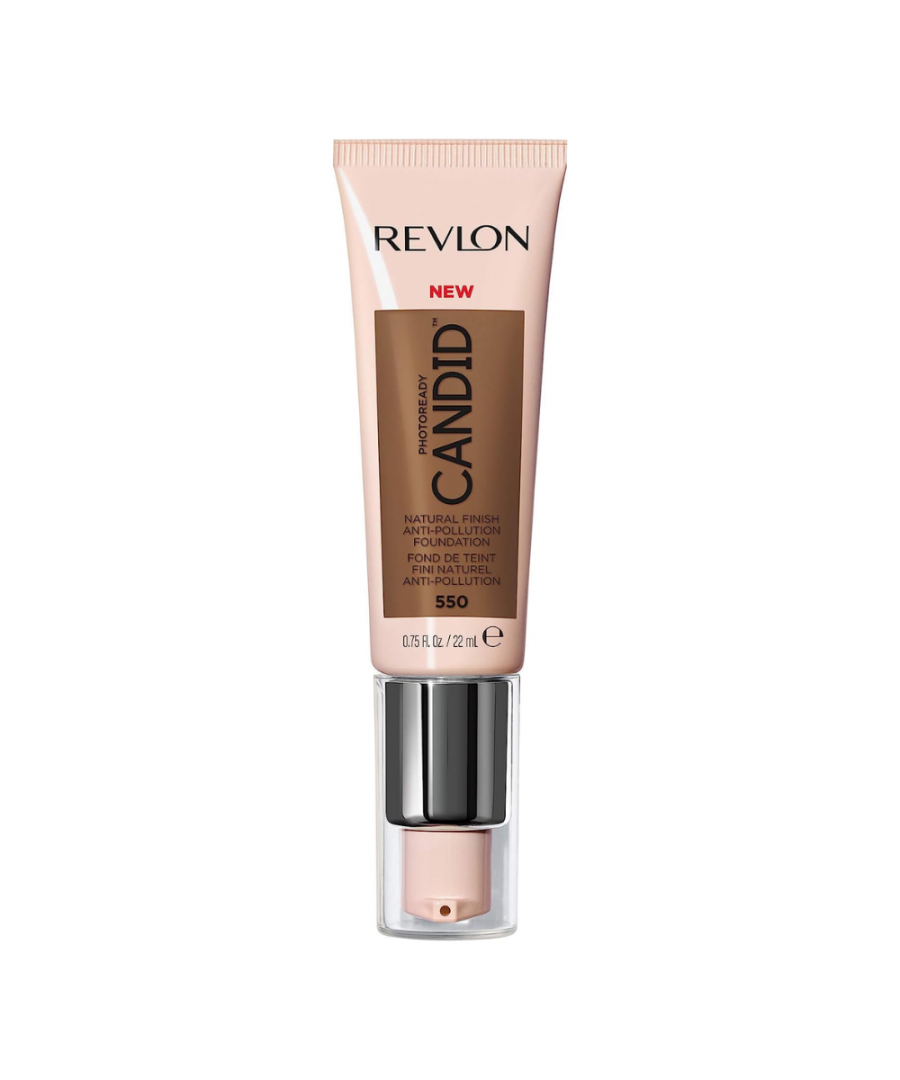 Revlon Womens Photoready Candid Natural Finish Foundation 22ml - 550 Mocha - Blue - One Size