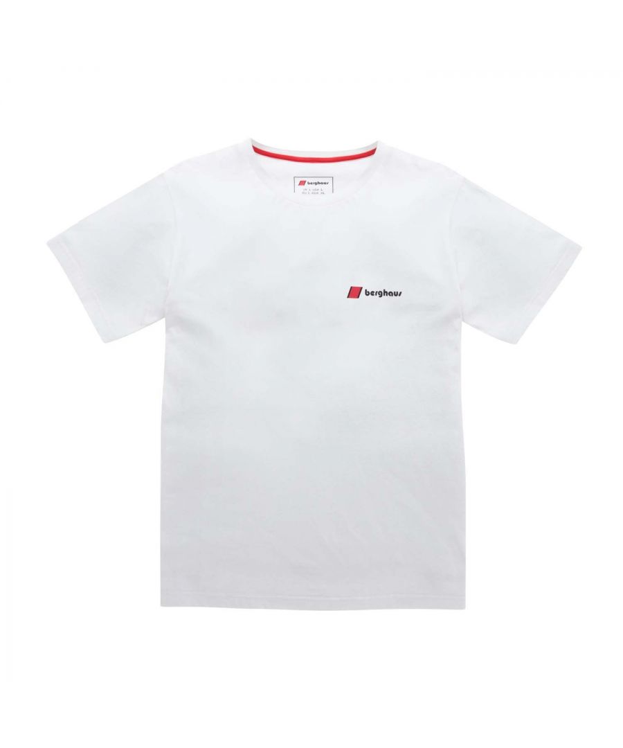 Berghaus Mens Heritage F&B Logo T-shirts in White - Size Large