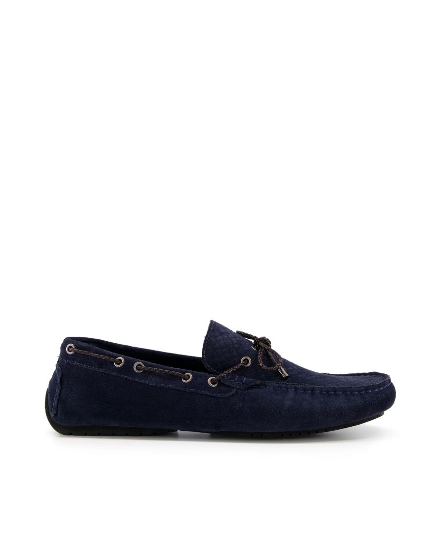 Dune Mens BELL Leather Boat Shoes