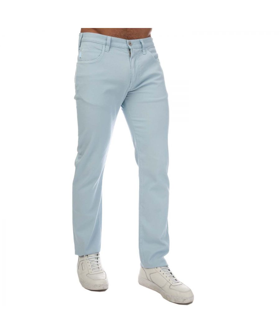 Armani J45 jeans met normale pasvorm voor heren, denim