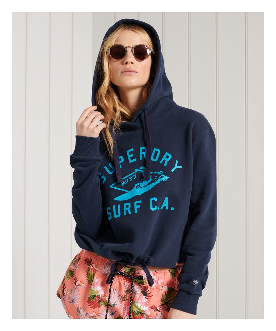 The perfect post-wave cover up, the Cali Surf Overhead Hoodie features a drawstring hood, ribbed cuffs and a drawstring waist.Drawstring hoodOverhead designDrawstring waistRibbed cuffsPrinted graphicsLarge back print