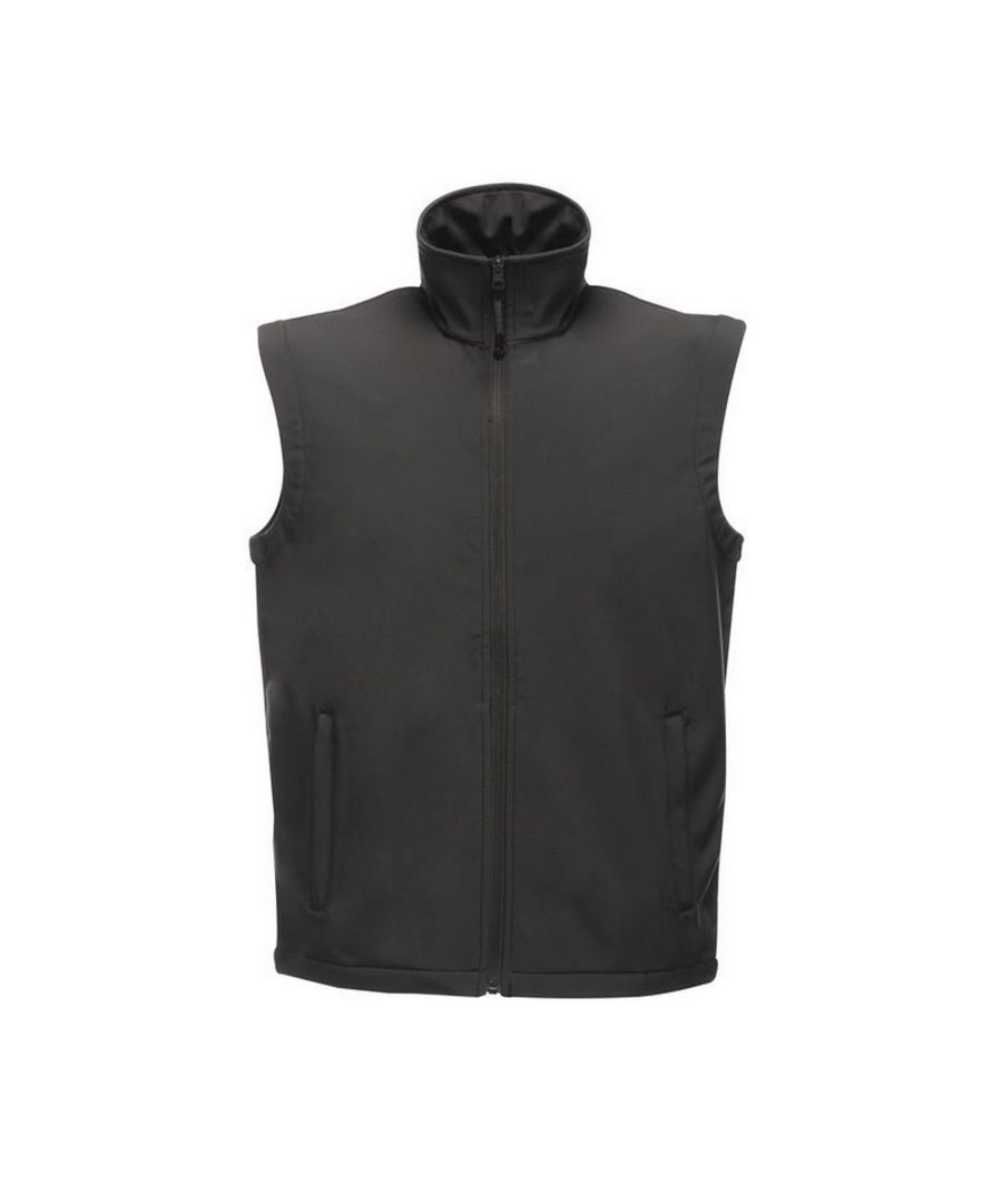 100% polyester. Mens bodywarmer/gilet. Lightweight jersey backed Softshell fabric. Softshell Stretch Light fabric technology. Durable water repellent finish. Wind resistant. Super soft handle. Quick drying. Lightweight and easy to wear. Two zipped lower pockets. Regatta Professional Mens sizing (chest approx.): XS (36in/92cm), S (38in/97cm), M (40in/102cm), L (42in/107cm), XL (44in/112cm), XXL (47in/119cm), XXXL (50in/127cm), XXXXL (53in/134.5cm).
