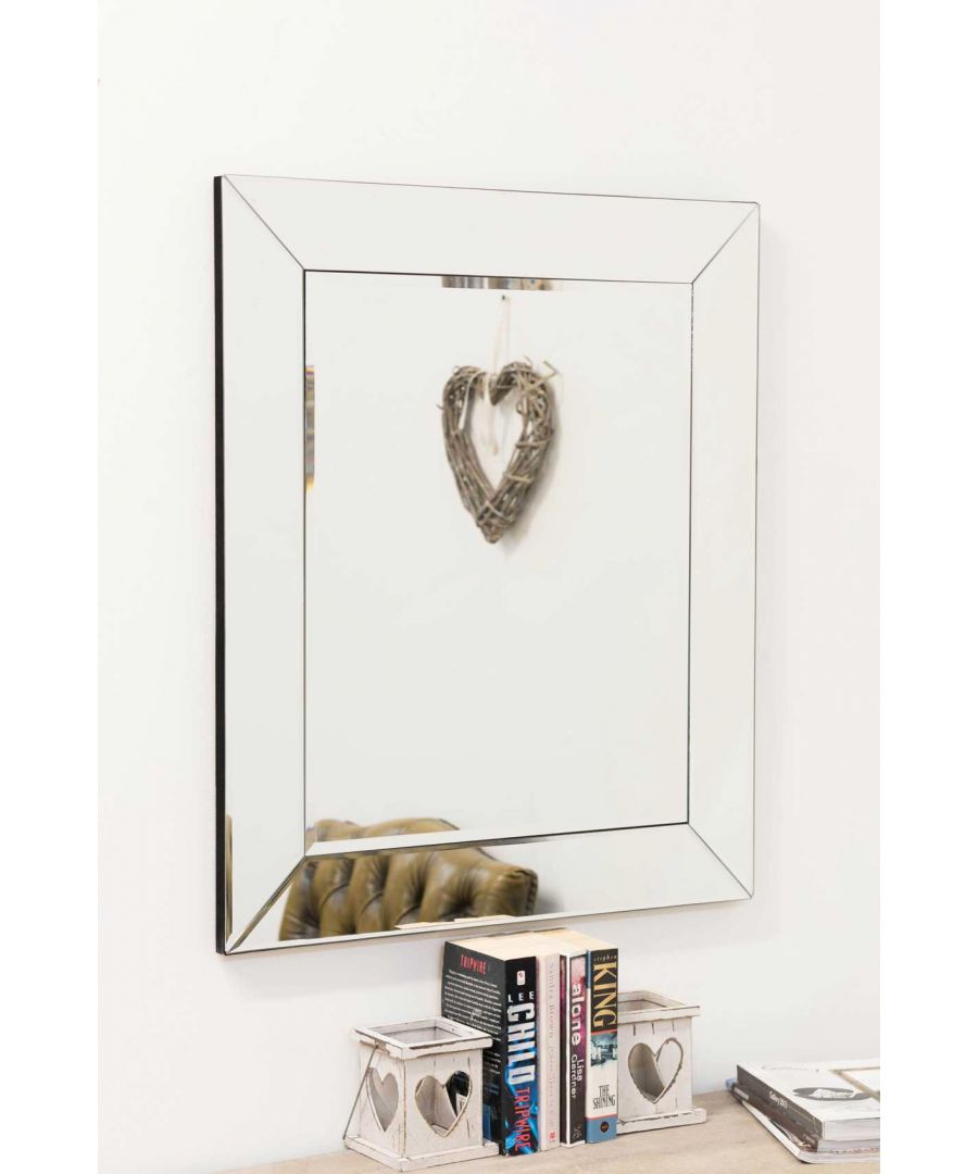 Image for Horsley All Glass Venetian Wall Mirror 69 x 58 cm