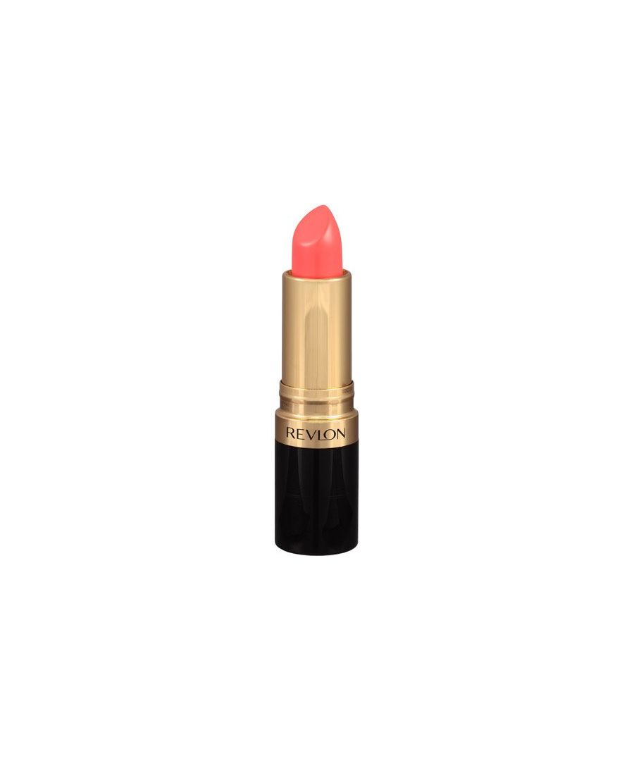 The Revlon Super Lustrous lipstick is packed with vitamins and moisturizers that leave your lips soft and smooth. The lustrous lipstick seals in colour to define your lips. It's available in a variety of fashionable colours to fit every mood and outfit. Exclusive LiquiSilk formula with mega-moisturizers seals in colour and softness. Silky-smooth, creamy texture.