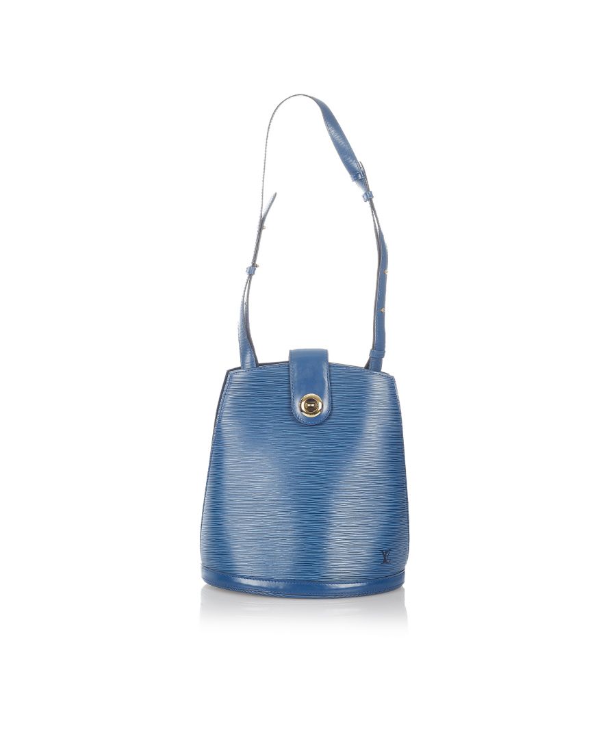 Image for Vintage Louis Vuitton Epi Cluny Blue