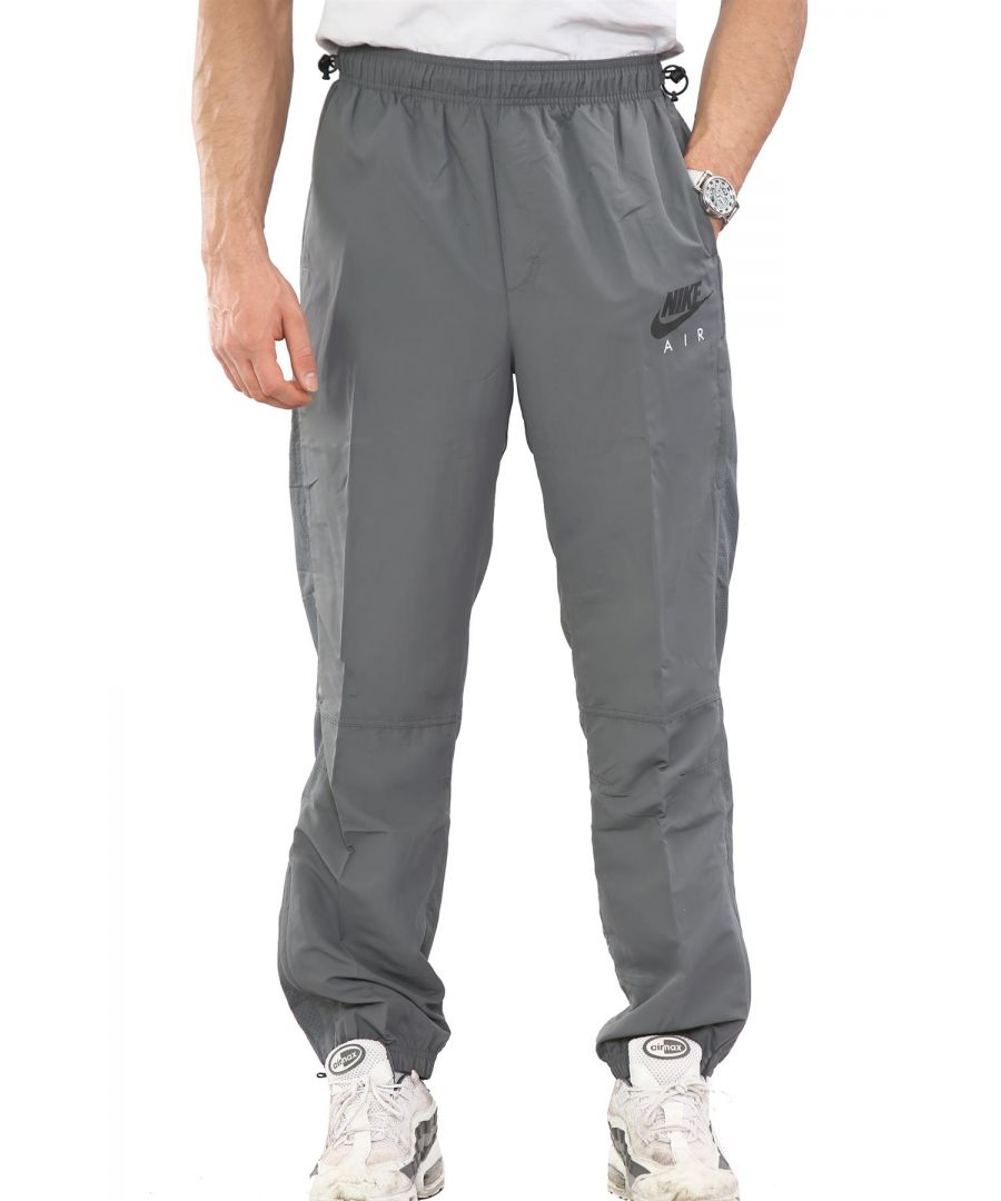 Nike Air Mens Light Weight Woven Track Pants Grey - Size Large