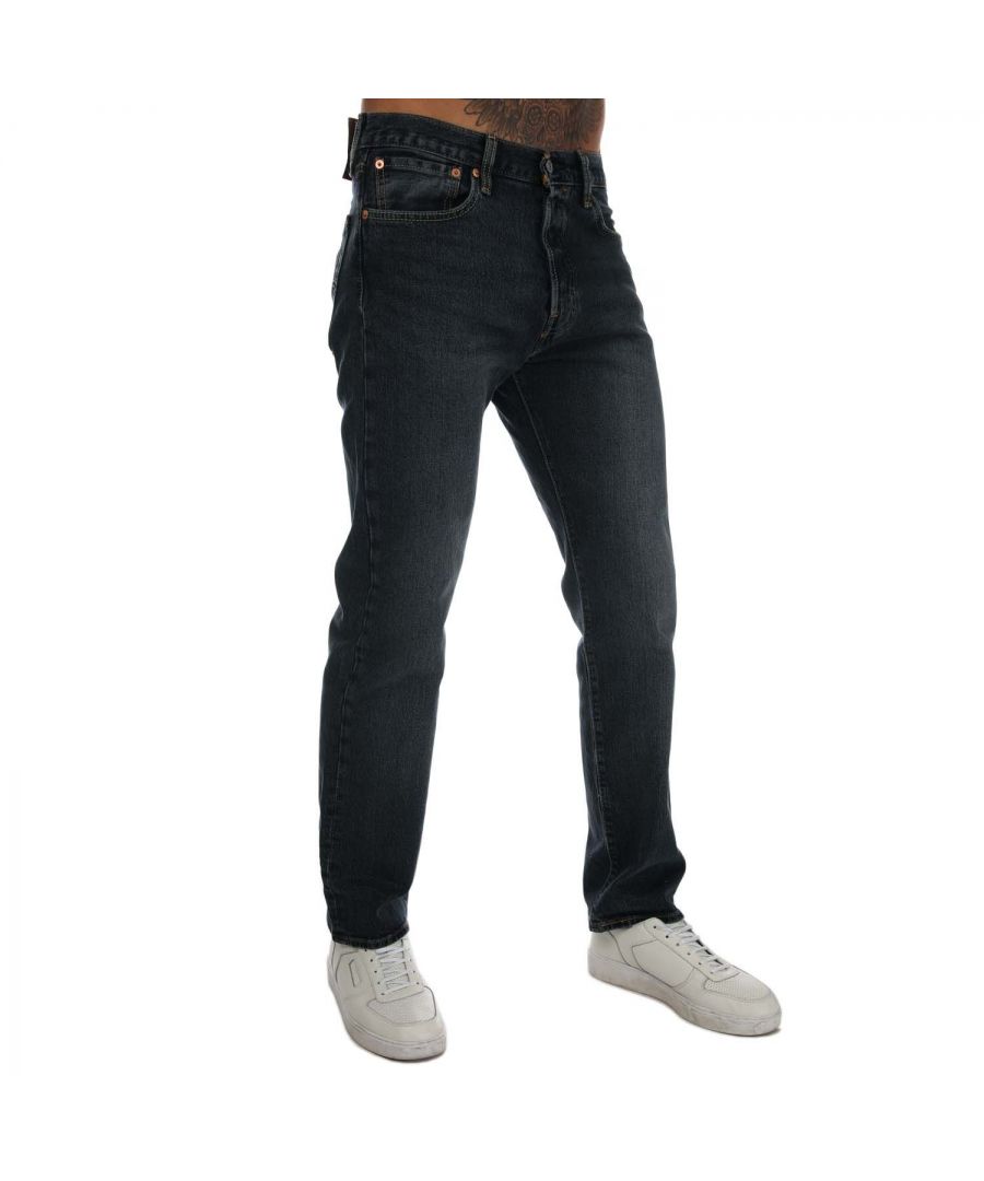 Levi's 501 voor heren, originele pasvorm, All For One-jeans, denim