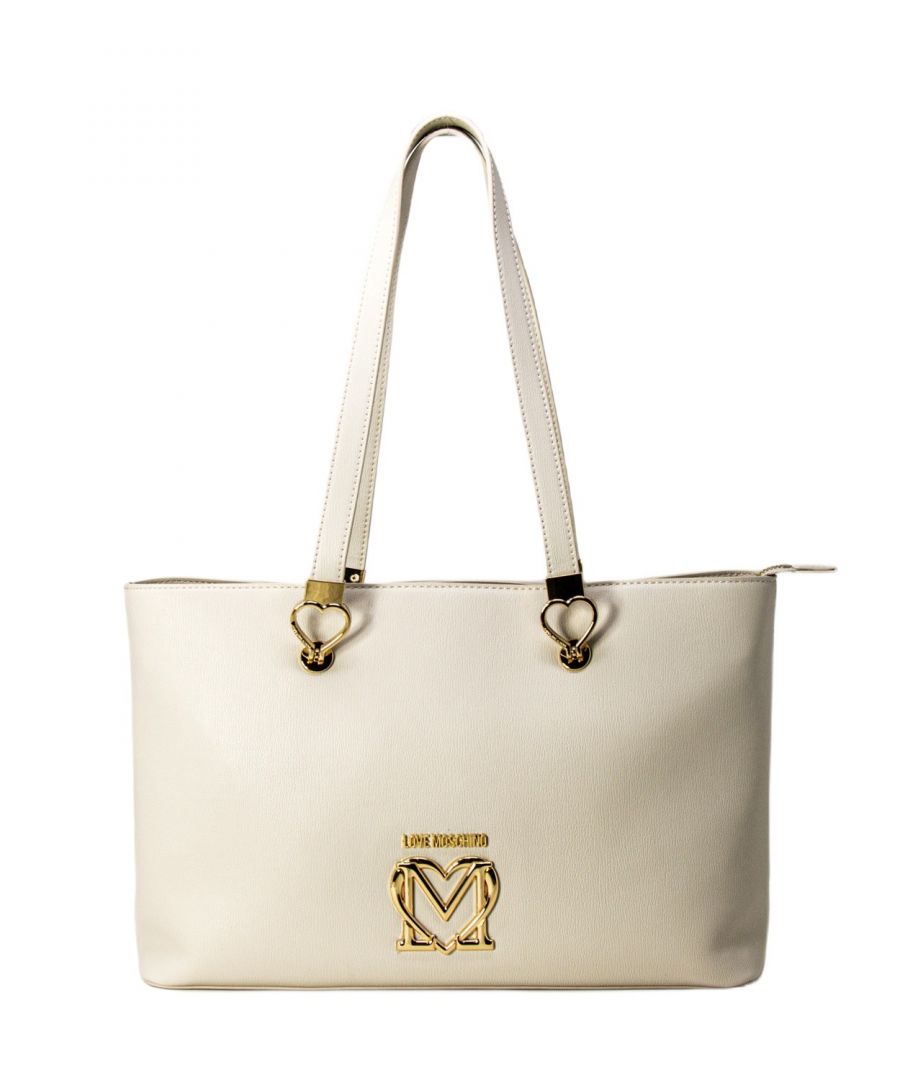 Brand: Love Moschino Collection: Spring/summer  Gender: Woman  Type: Shopping Bag  Material: Polyurethane  Main Fastening: Zip  Handles: 2 Handles  Inside: Lined, 1 Compartment  Internal Pockets: 2  Width cm: 40  Height cm: 24  Depth cm: 10  Details: Dustbag Included, Visible Logo