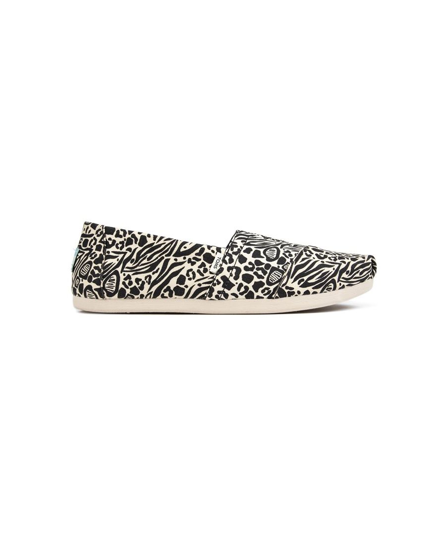 Toms Womens Classic Shoes - Natural Canvas - Size UK 4