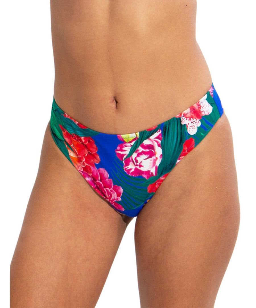 Pour Moi Womens 27904 Antigua Bikini Briefs - Multicolour Recycled Polyamide - Size 14 UK