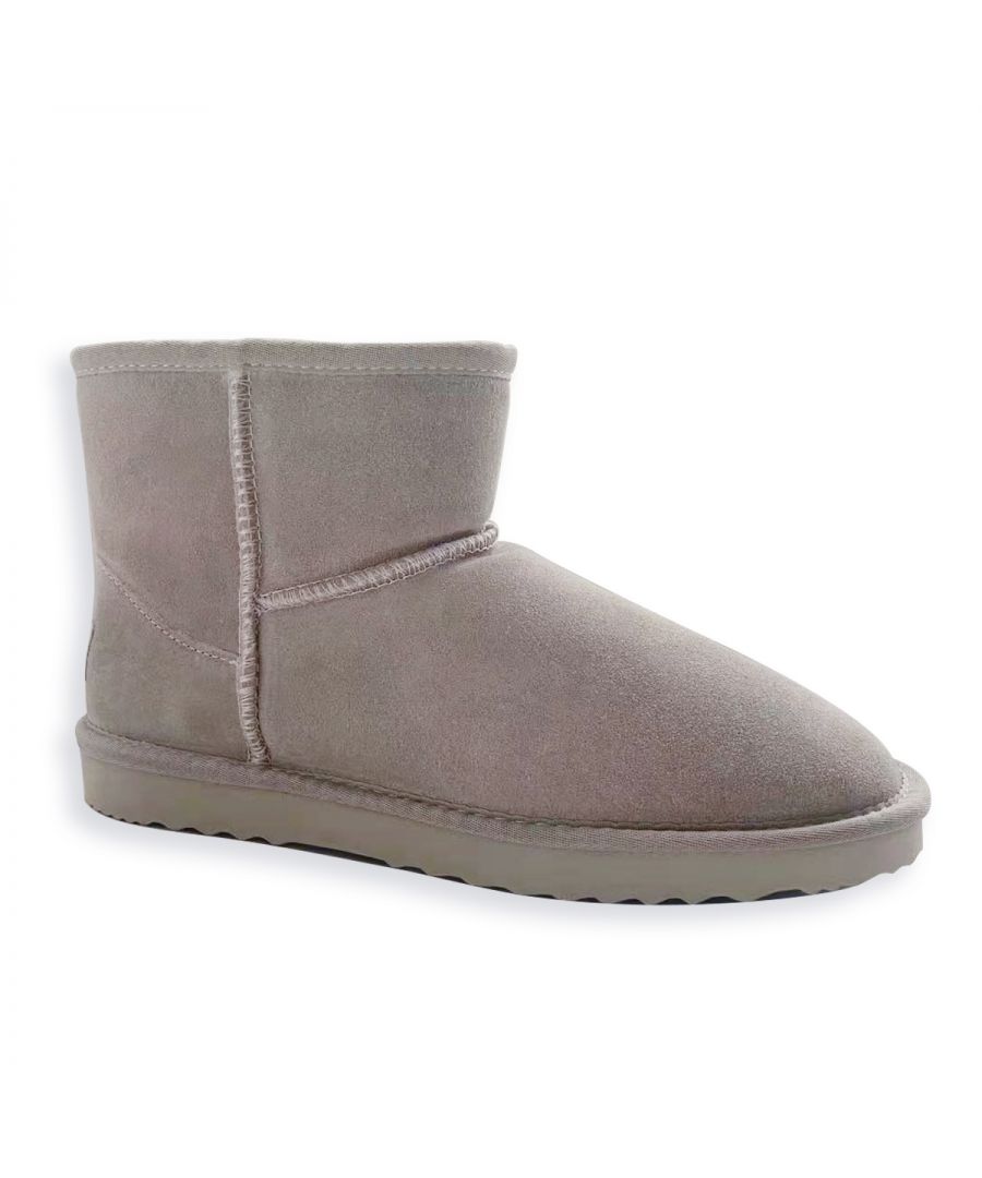 DETAILS\n\n\nUnique fully moulded insole with support - all sheepskin lined footbed - extremely comfortable\nUnisex superior sheepskin boot \n\nFull leather Suede upper - Water Resistance\n\nSoft premium genuine Australian Sheepskin wool lining\nSustainably sourced and eco-friendly processed\nUnisex value boots\nRubber High-density EVA blend outsole - making it lighter,softer and more durable\nDouble stitching and reinforced heel\nSheepskin breathes allowing feet to stay warm in winter and cool in summer