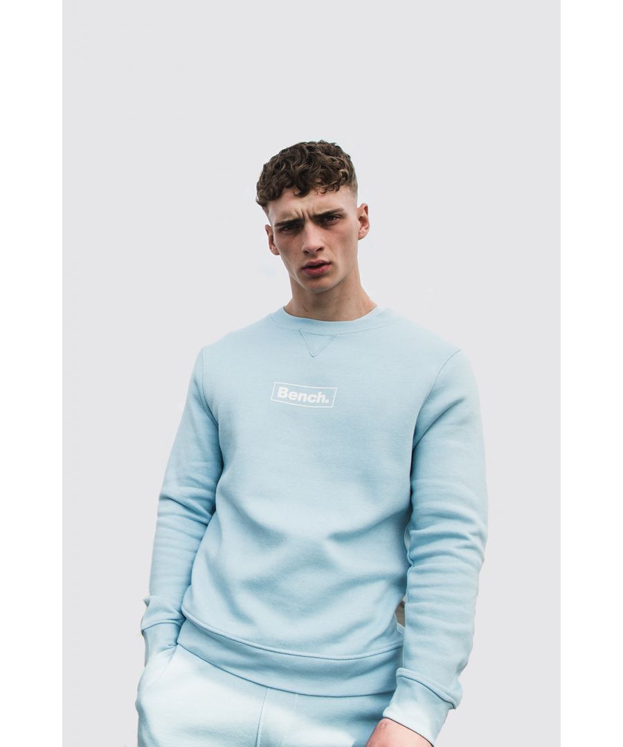 A classic essential for any wardrobe, the 'Doyle' crew sweat from Bench. Made from Cotton Blend fabric with a brushback fleece interior featuring a crew neck, long sleeves with the Bench logo printed on the chest. Pair with jeans or joggers for the ultimate casual look. Part of the Bench ECO-THREAD range made with organic cotton from sustainable sources and recycled polyester.