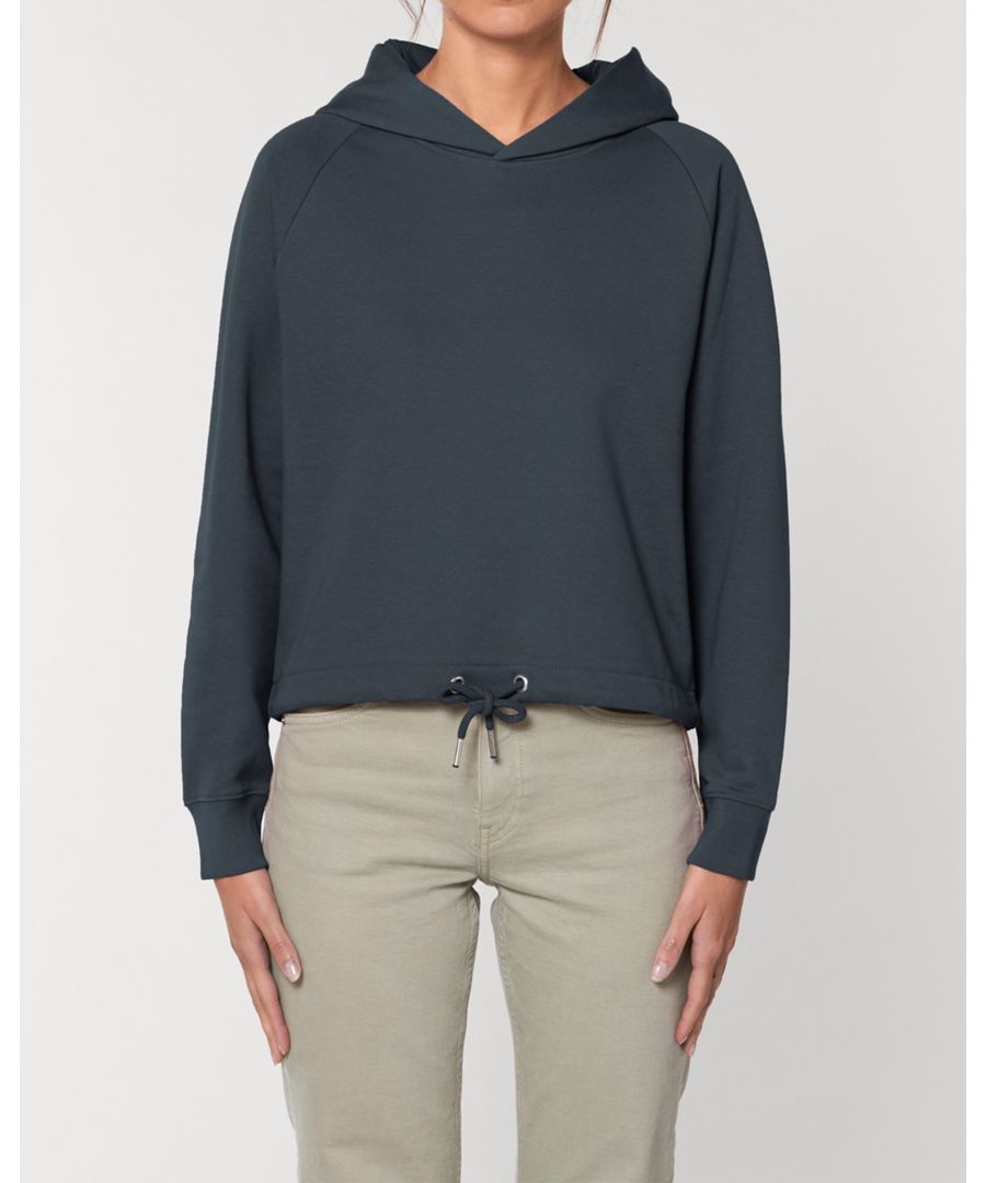 Image for Udana Women's Cropped Hoodie in Indigo Blue