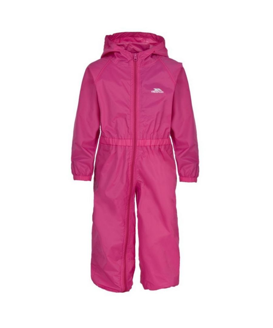 Image for Trespass Childrens/Kids Button Waterproof Rain Suit (Gerbera)