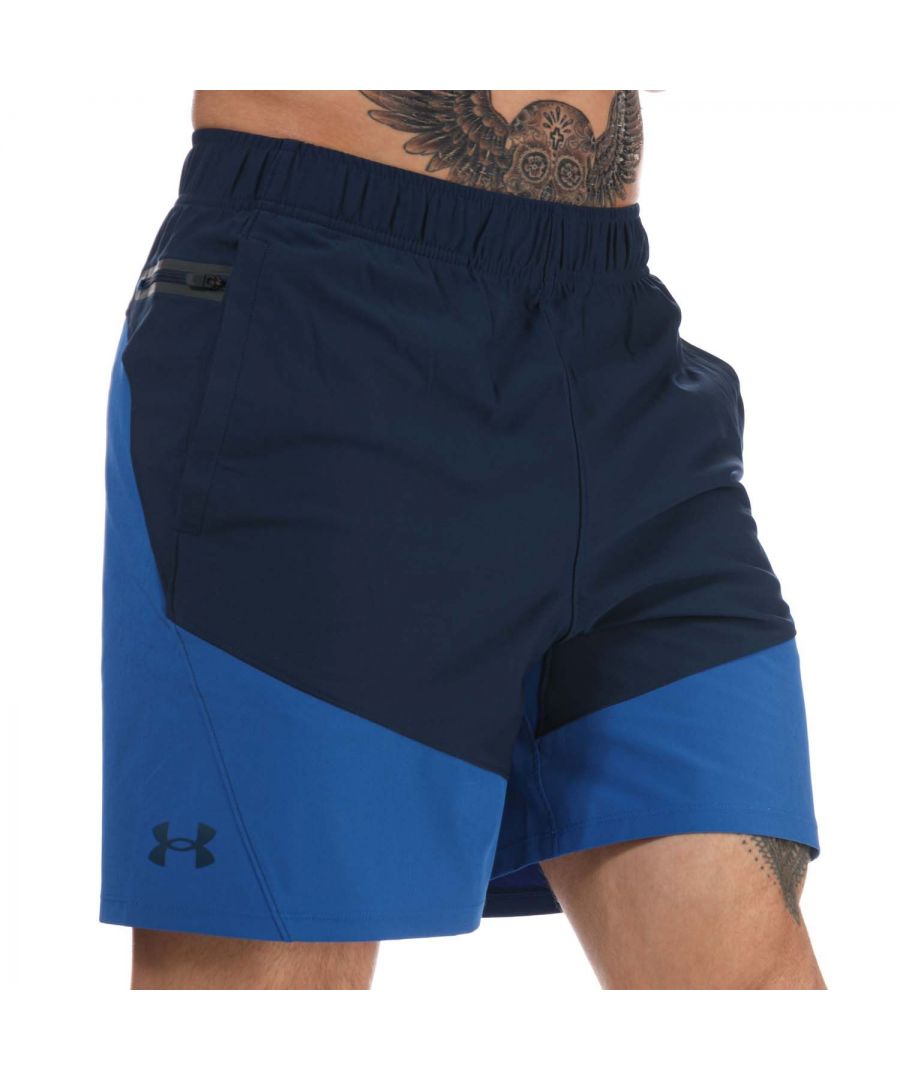 Image for Men's Under Armour UA Knit Woven Hybrid Shorts in Navy