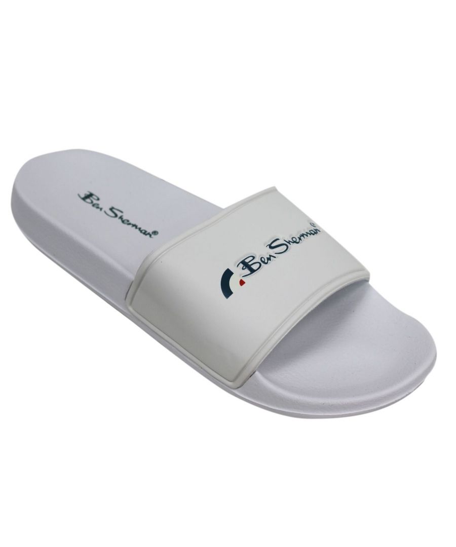 Ben Sherman Slip On Synthetic Mens Slider Flip Flops BEN3165