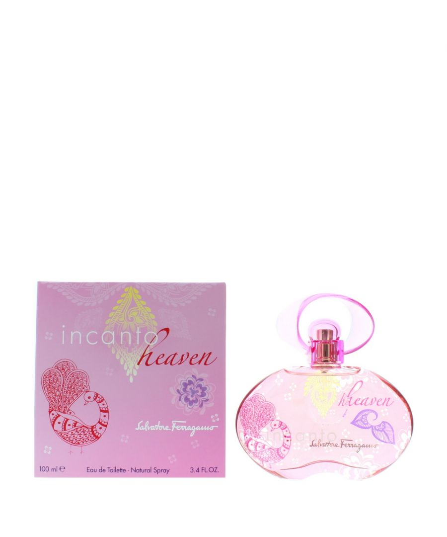 Salvatore Ferragamo launched Incanto Heaven in 2007. This is a floral fruity fragrance for women. The notes consist of fresh and sparklingsourish notes of grapefruit with sering flowers and apple notes. Floral notes of peony and hibiscus mix with fruity touch of apricot in the heart. The base is composed of iris root violet and sensual musk.