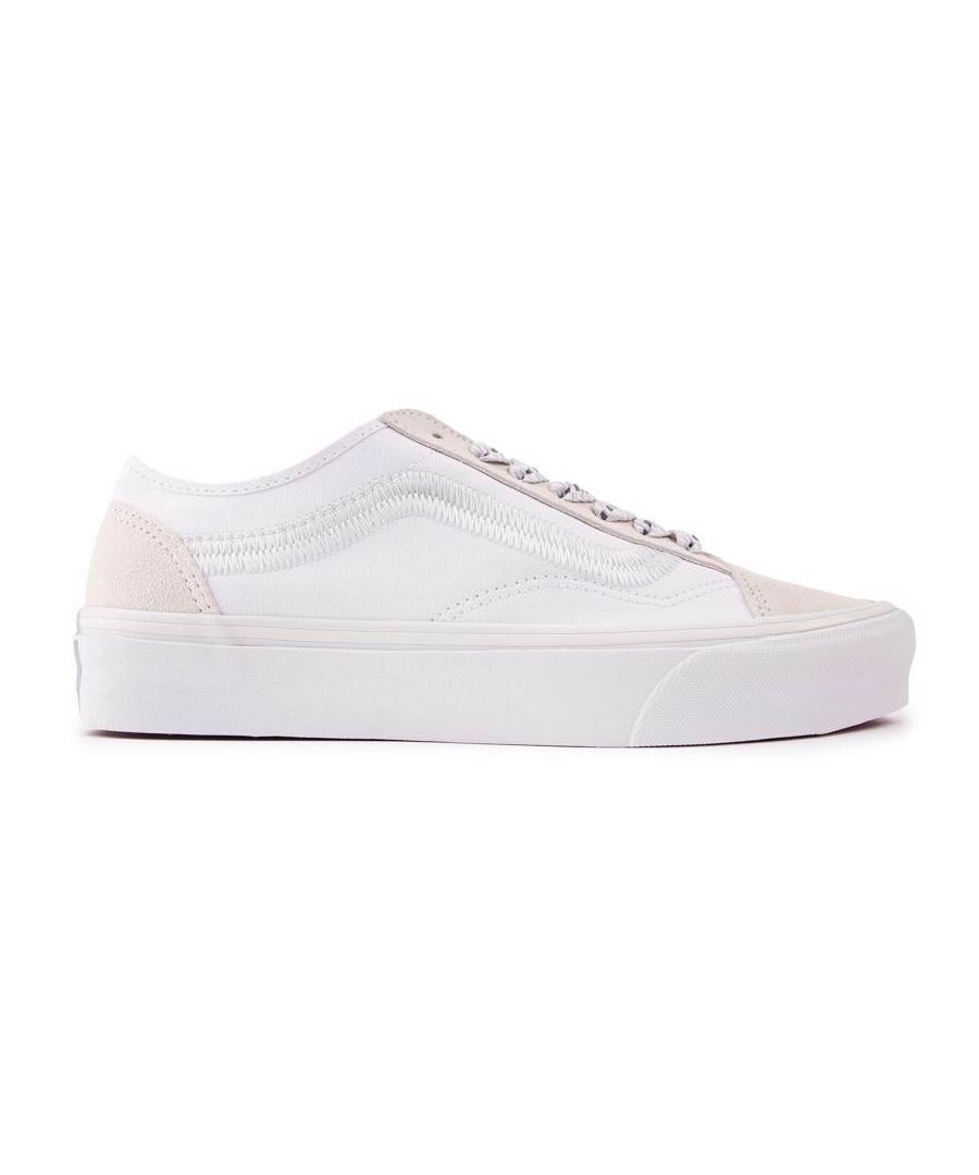 Vans Womens Old Skool Trainers - White - Size UK 5