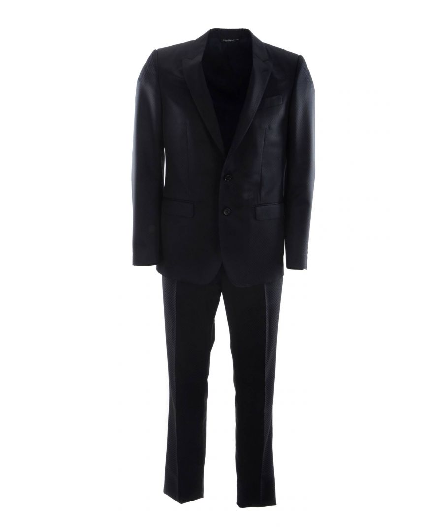 Image for Dolce & Gabbana Men's Navy Wool Suit