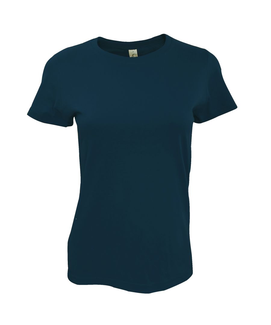 SOLS Womens/Ladies Imperial Heavy Short Sleeve T-Shirt (Petroleum Blue)