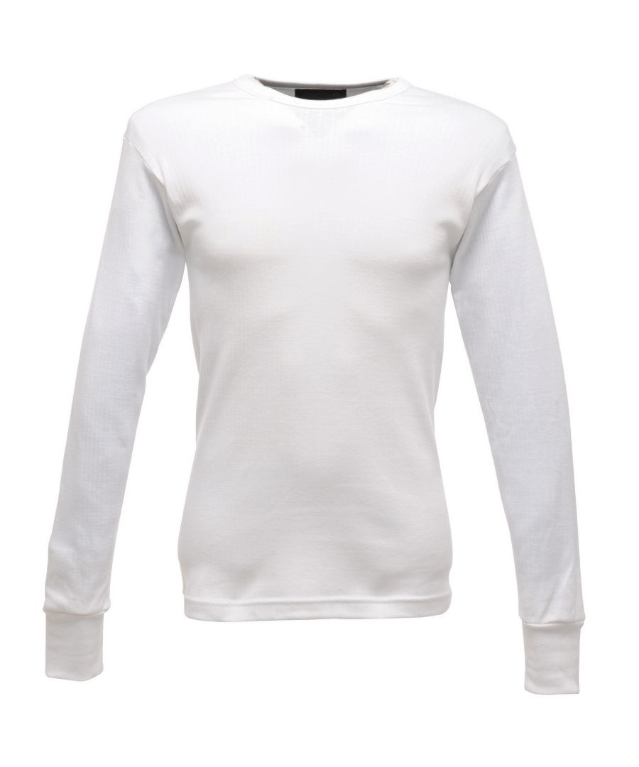 Image for Regatta Thermal Underwear Long Sleeve Vest / Top (White)