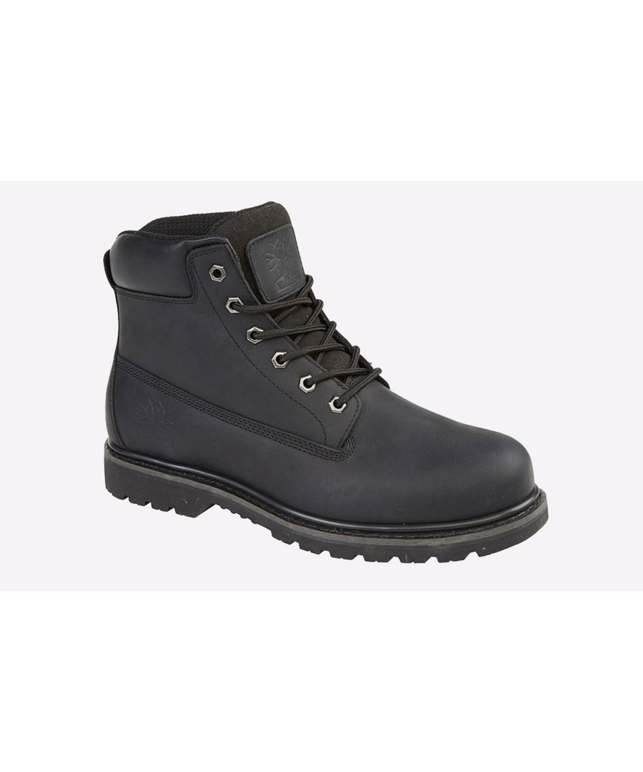 Woodland Bergen Utility Work Boot Mens - Black - Size UK 9