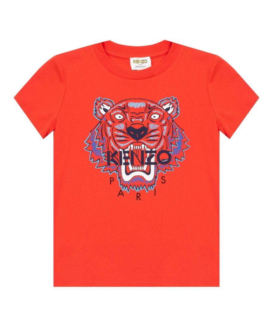Image for Kenzo Boys Red Tiger T-shirt